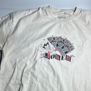 Vintage Batman Series Joker Playing Cards Graphic Tee
